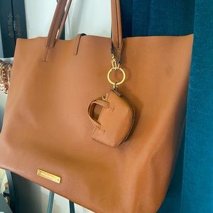 Vince Camino Brown tote bag in good condition on the outside.